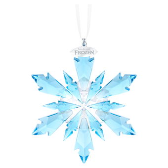 swarovski قطعة زينة على شكل ندفة ثلج، مجموعة frozen