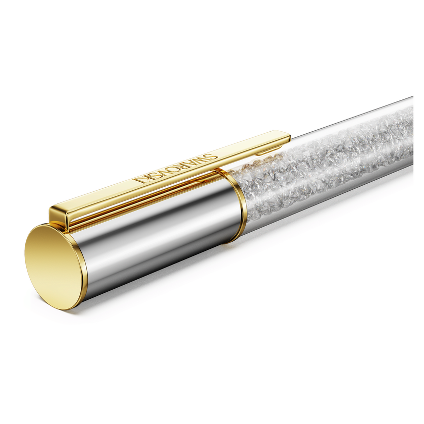 swarovski قلم crystalline lustre، لون فضي، لمسة نهائية من معادن مختلطة