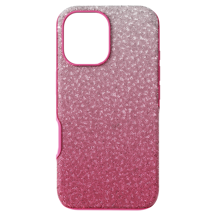 swarovski حافظة هاتف ذكي high، تدرج لوني، iphone  16، لون وردي