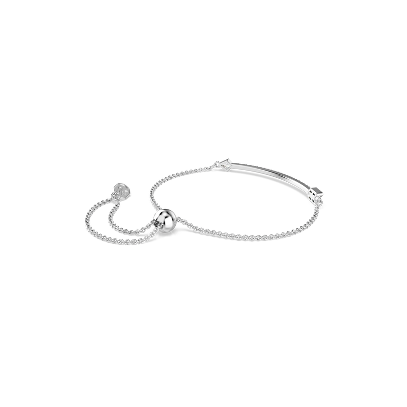 swarovski سوار idyllia، قطع متنوع، شكل سهم، لون أبيض، طلاء روديوم