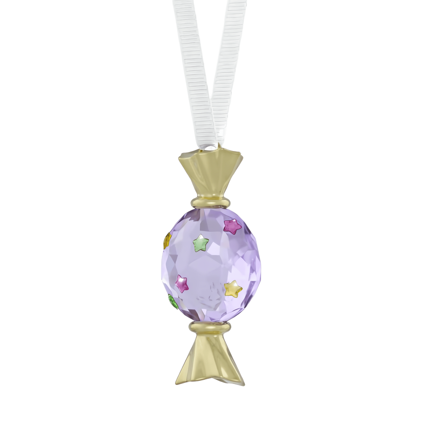 swarovski زينة شكل حلوى holiday cheers dulcis، لون بنفسجي
