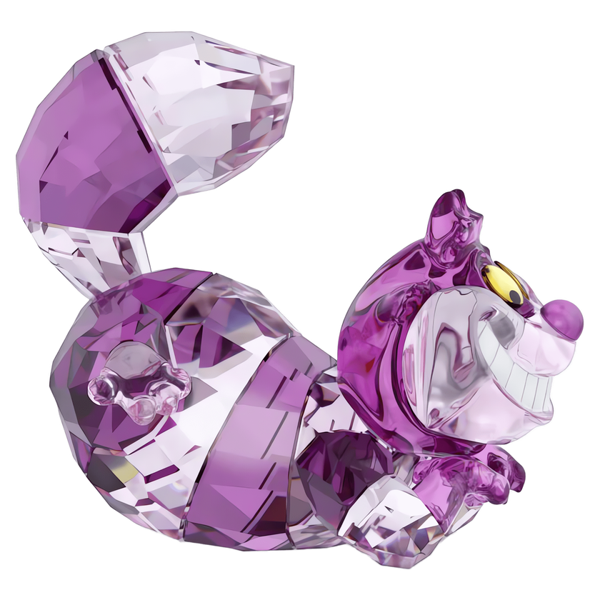 swarovski مجسم قط الشيشاير من alice in wonderland