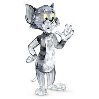 swarovski قطعة زينة على شكل القط توم من tom and jerry