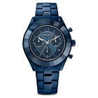 ساعة Octea Lux، سوار معدن، طلاء PVD أزرق