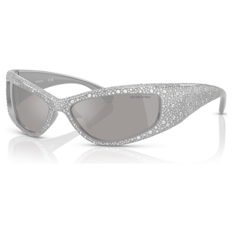 swarovski نظارة شمسية، sk6027، لون فضي