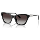 swarovski نظارات شمسية، شكل كات آي، sk6068، لون أسود