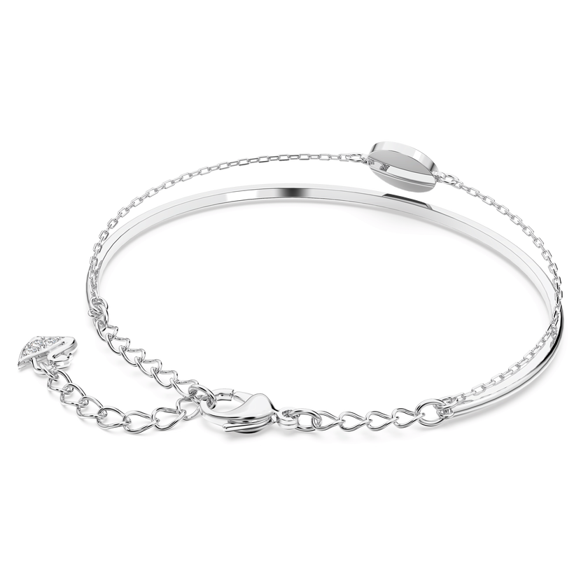 swarovski سوار ginger، لون أبيض، طلاء روديوم