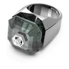 swarovski خاتم كوكتيل numina، لون أسود، طلاء روثينيوم