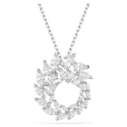 swarovski قلادة mesmera، قطع ماركيز، لون أبيض، طلاء روديوم