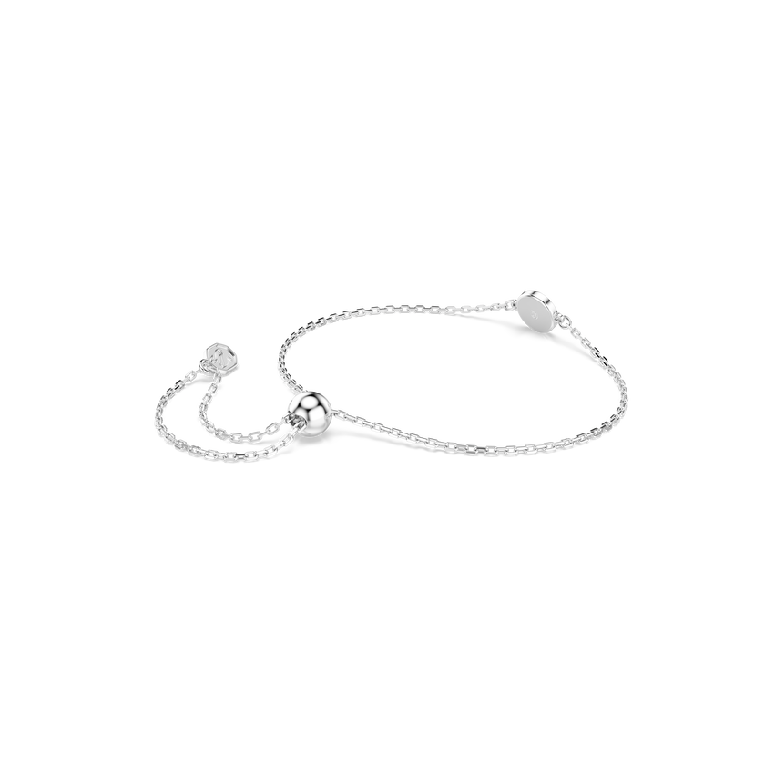 swarovski سوار luckily، أحجار كريستال صغيرة متراصة، شكل عين، لون أزرق، طلاء روديوم
