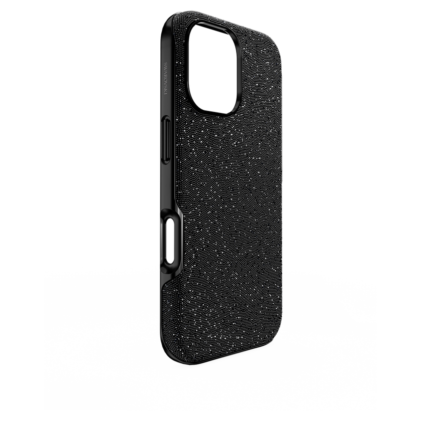 swarovski حافظة high للهاتف الذكي، iphone  17، لون أسود
