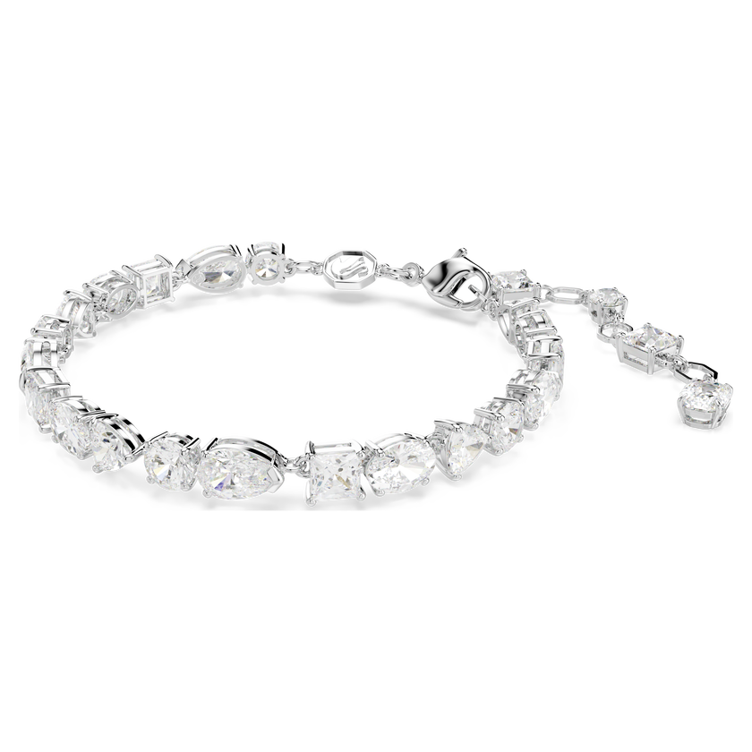 swarovski سوار mesmera، قطع متنوع، لون أبيض، طلاء روديوم