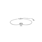 swarovski eternity bracelet  lab grown diamonds 0 5 ct tw  heart shape  sterling silver