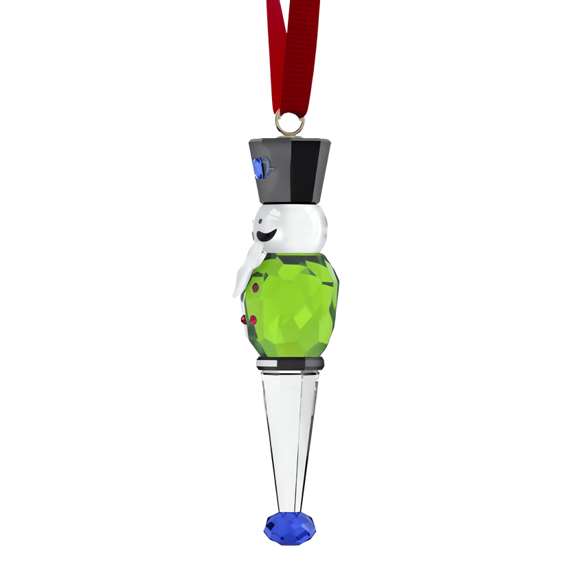 swarovski زينة شكل كسارة البندق holiday cheers، لون أخضر
