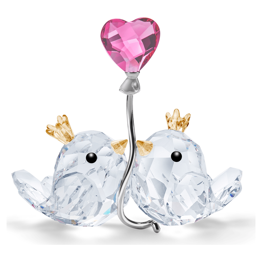 swarovski قطعة زينة على شكل عصافير الحب