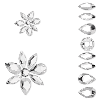 swarovski طقم مجوهرات للجسم، لون أبيض