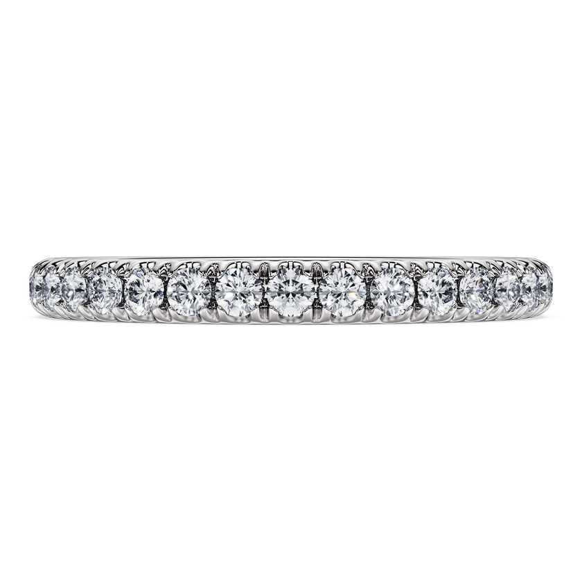 swarovski دبلة eternity، أحجار ألماس مُصنعة في المختبر بإجمالي 0 4 قيراط، ذهب أبيض عيار 18