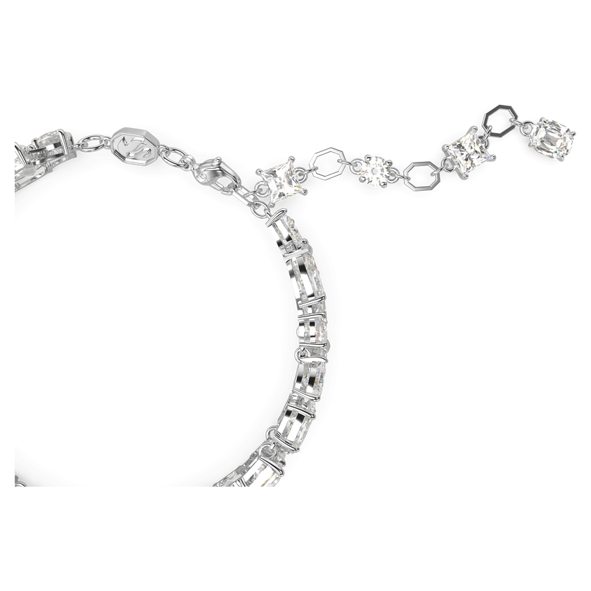 swarovski سوار mesmera، قطع متنوع، لون أبيض، طلاء روديوم