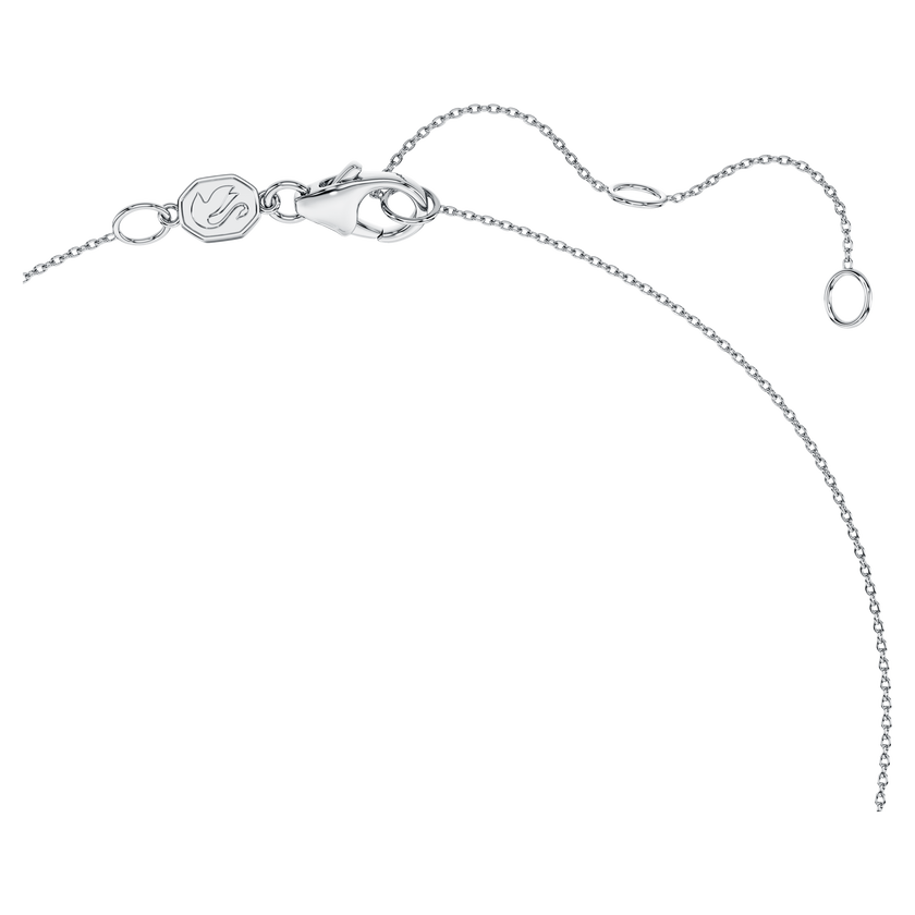 swarovski قلادة eternity، أحجار ألماس مُصنعة في المختبر بإجمالي 1 قيراط، ذهب أبيض عيار 18