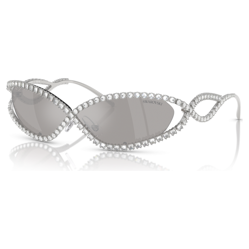 swarovski نظارة شمسية، sk7024، لون فضي