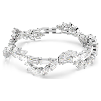 swarovski سوار mesmera، قطع متنوع، لون أبيض، طلاء روديوم