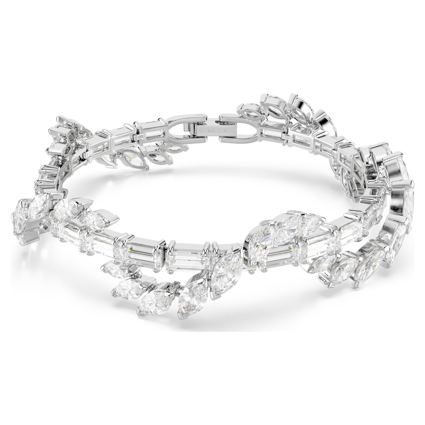 swarovski سوار mesmera، قطع متنوع، لون أبيض، طلاء روديوم