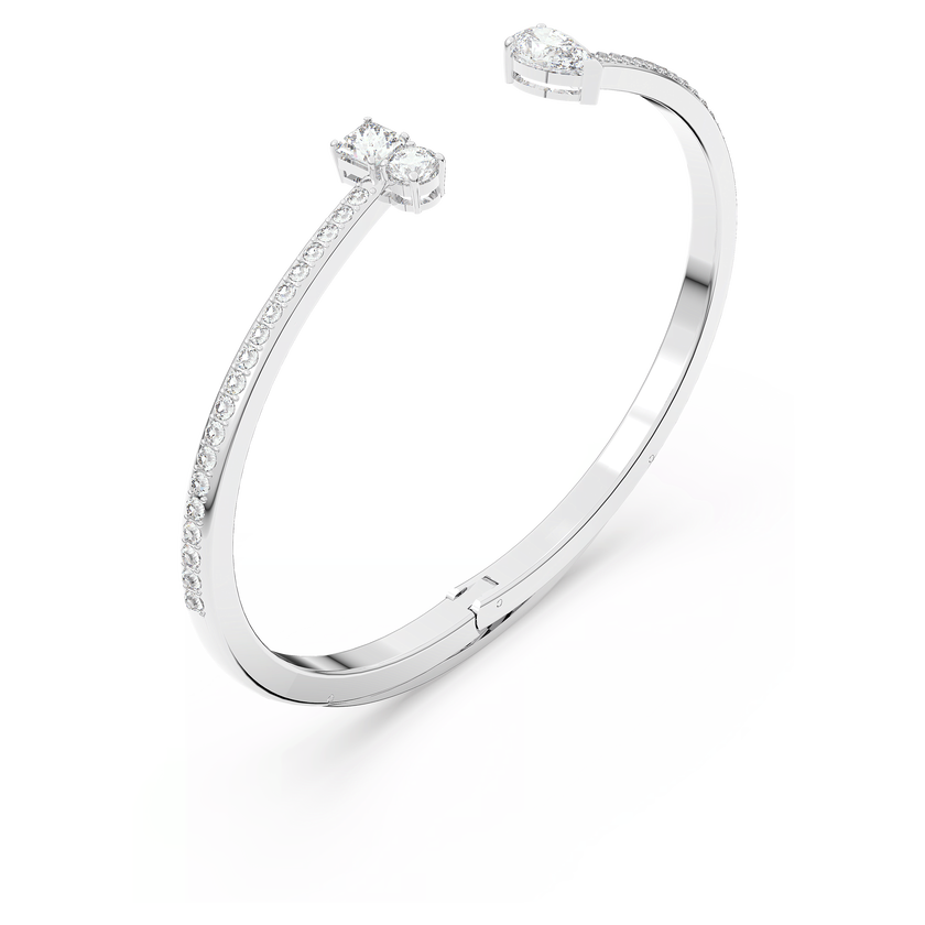 swarovski سوار mesmera، قطع مختلط، لون أبيض، طلاء روديوم