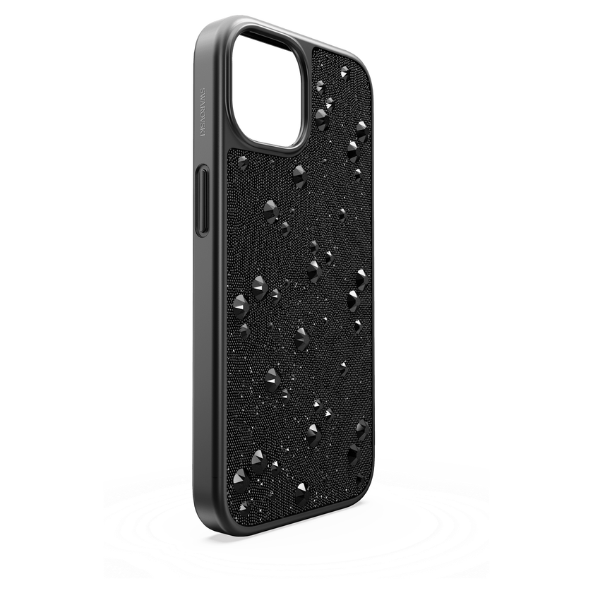 swarovski حافظة high للهاتف الذكي، iphone  15، لون أسود