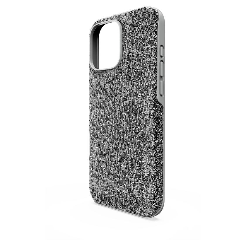 swarovski حافظة high للهاتف الذكي، iphone  16 pro max، لون فضي