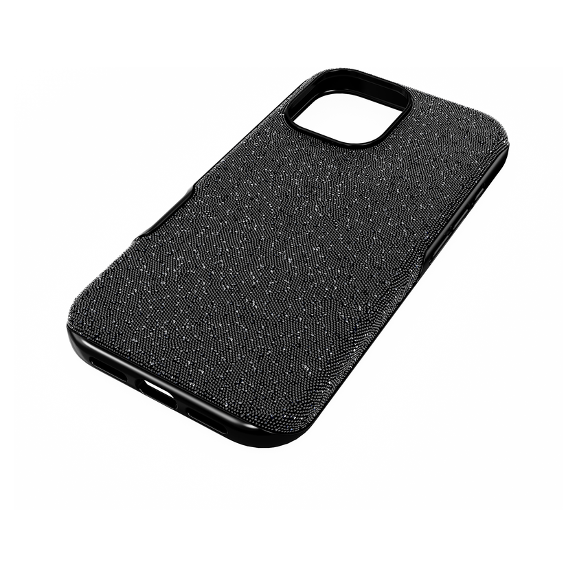 swarovski حافظة high للهاتف الذكي، iphone  17، لون أسود