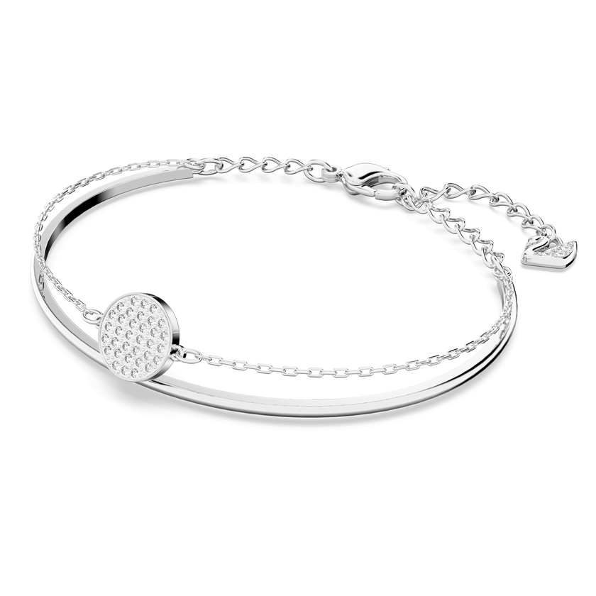 swarovski سوار ginger، لون أبيض، طلاء روديوم