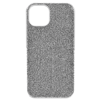 swarovski حافظة high للهاتف الذكي، iphone  14، لون فضي