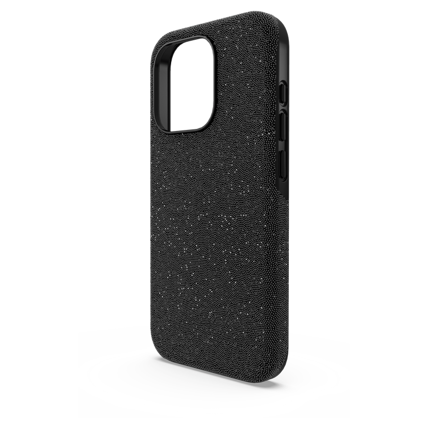 swarovski حافظة high للهاتف الذكي، iphone  15 pro، لون أسود