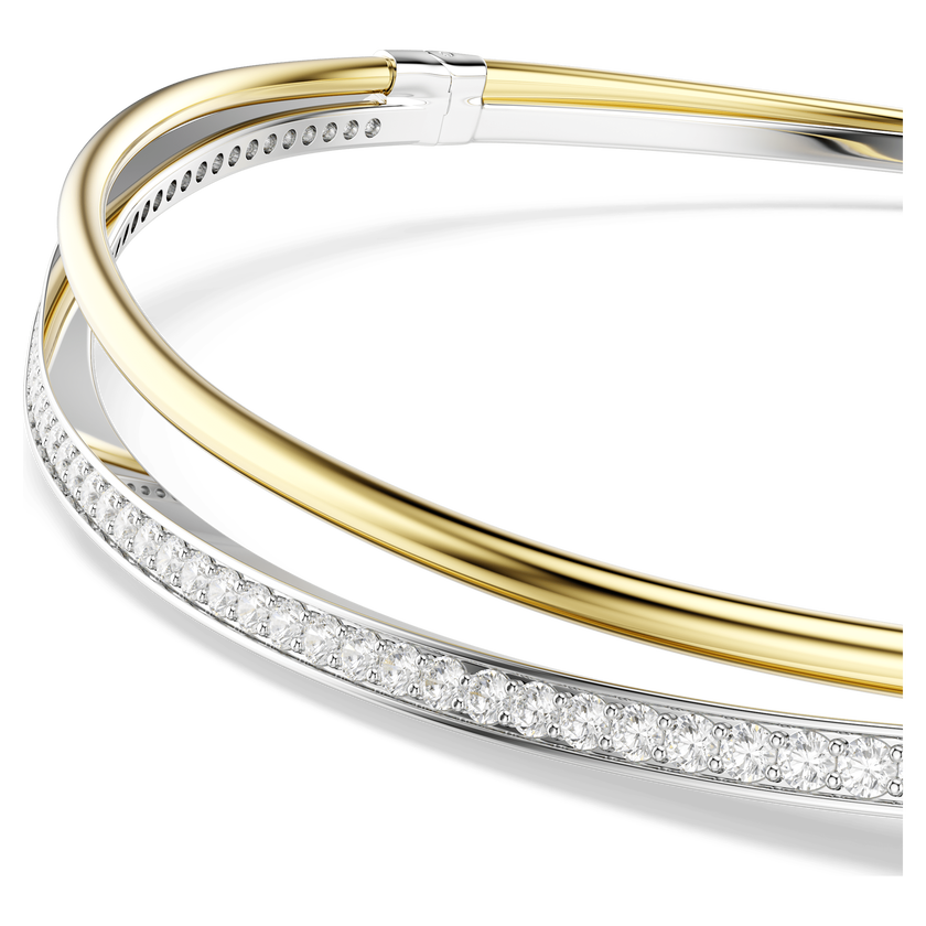 swarovski عقد شوكر hyperbola، قطع مستدير، لون أبيض، لمسة نهائية من معادن مختلطة