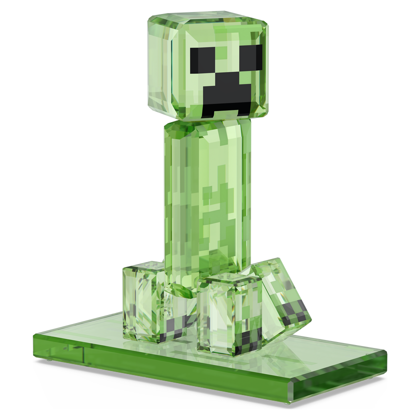 swarovski مجسم كريبر من مجموعة minecraft