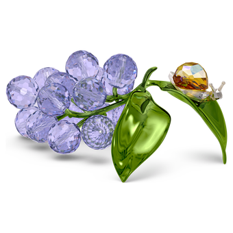 swarovski قطعة زينة على شكل حلزون وتوت أزرق من مجموعة idyllia