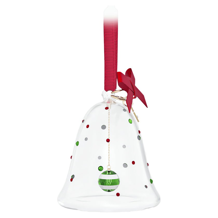 swarovski زينة متدلية على شكل جرس بها حلوى holiday cheers