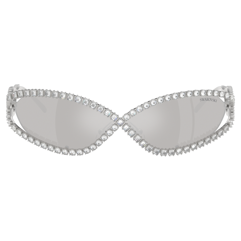swarovski نظارة شمسية، sk7024، لون فضي