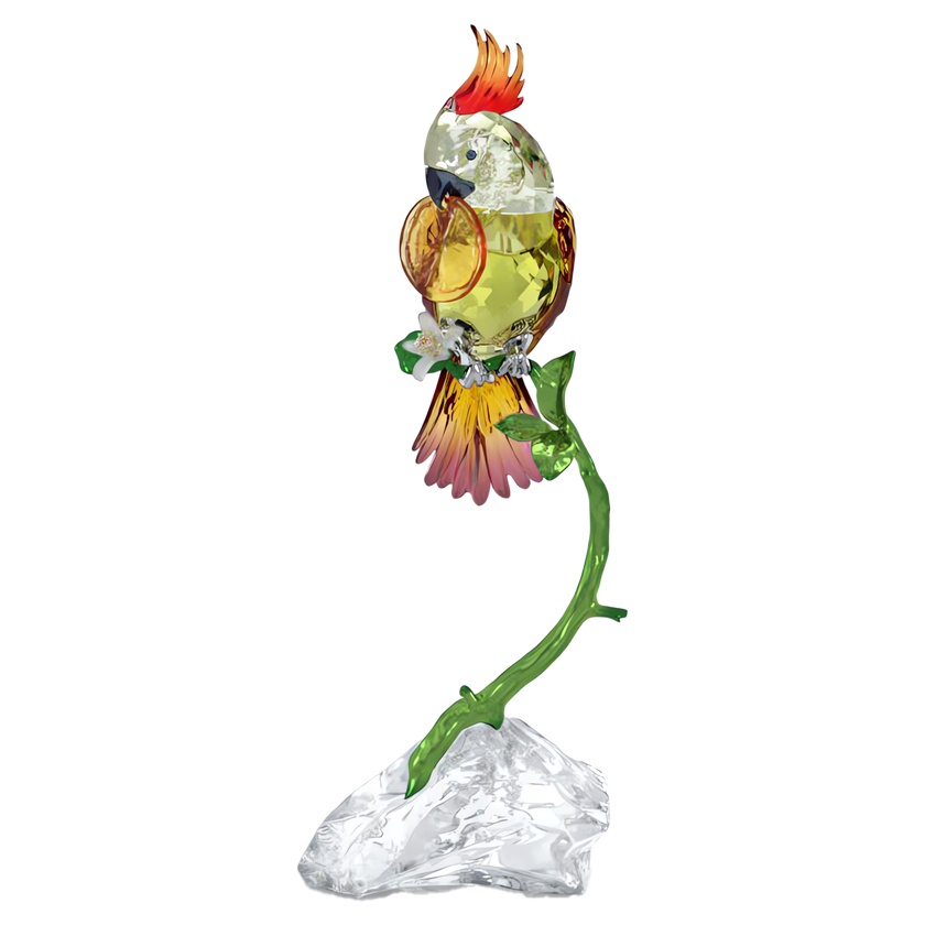 swarovski قطعة زينة على شكل ببغاء كوكاتو idyllia