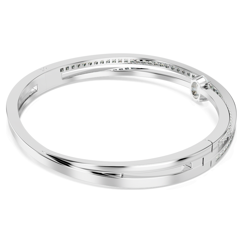swarovski سوار hyperbola، قطع متنوع، لون أبيض، طلاء روديوم
