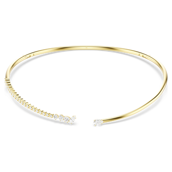 swarovski عقد شوكر mesmera، قطع متنوع، لون أبيض، لمسة نهائية من الذهب عيار 18 قيراط