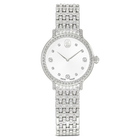 swarovski ساعة imber، صناعة سويسرية، سوار معدني، لون فضي، ستانلس ستيل