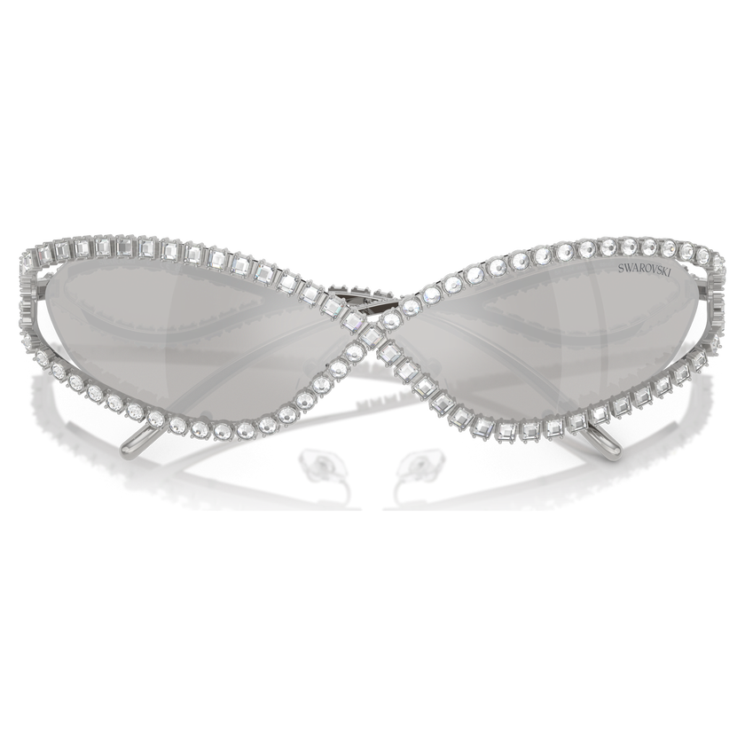 swarovski نظارة شمسية، sk7024، لون فضي