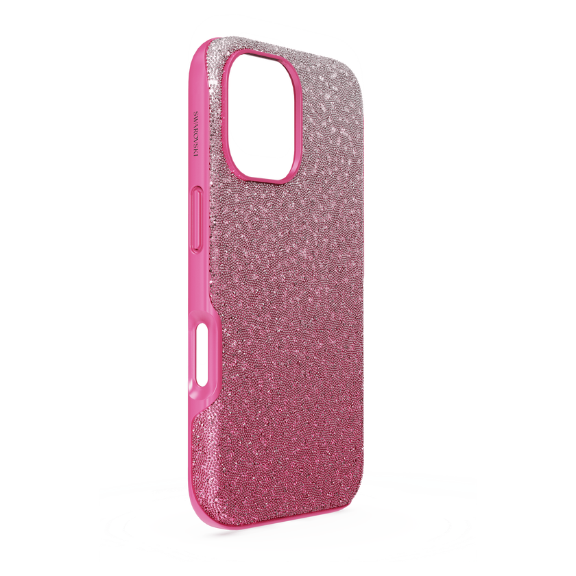 swarovski حافظة هاتف ذكي high، تدرج لوني، iphone  16، لون وردي