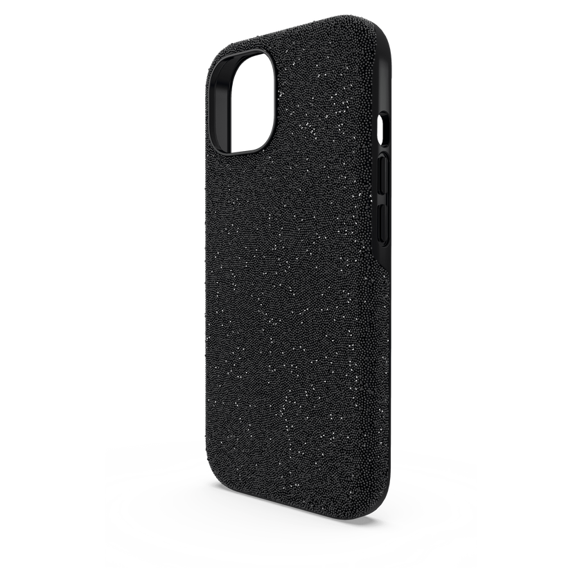 swarovski حافظة high للهاتف الذكي، iphone  15، لون أسود