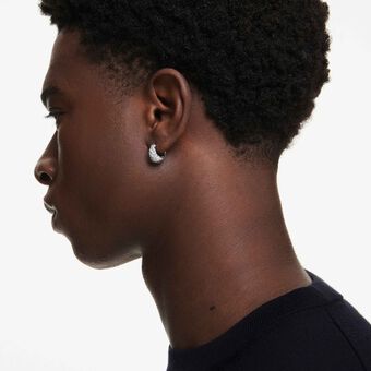 swarovski أقراط sublima، لون أبيض، طلاء روديوم