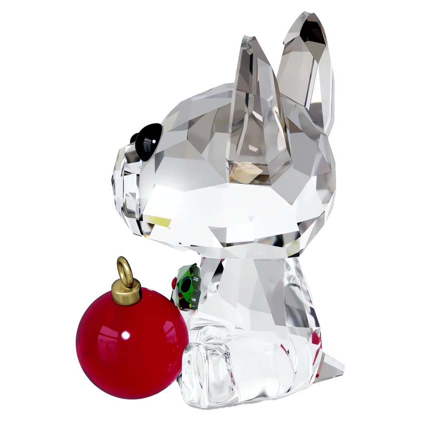 swarovski قطعة زينة holiday cheers على شكل بولدوغ فرنسي