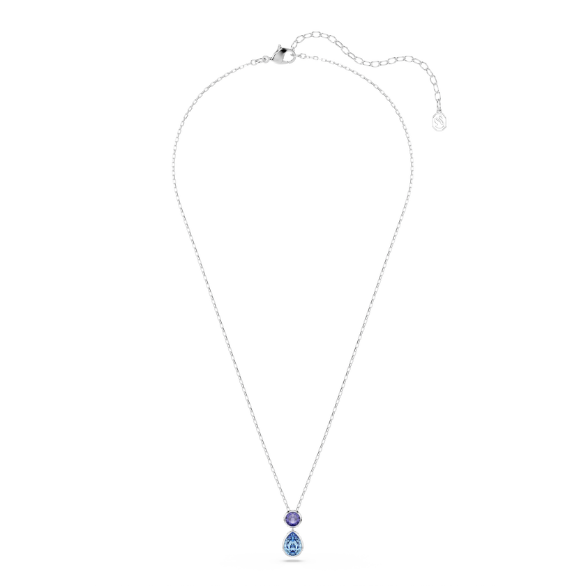 swarovski قلادة chroma، قطع متنوع، ألوان متعددة، طلاء روديوم