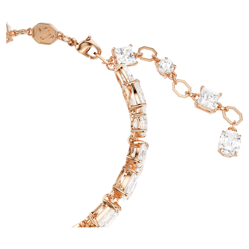 swarovski سوار mesmera، قطع متنوع، لون أبيض، طلاء ذهبي