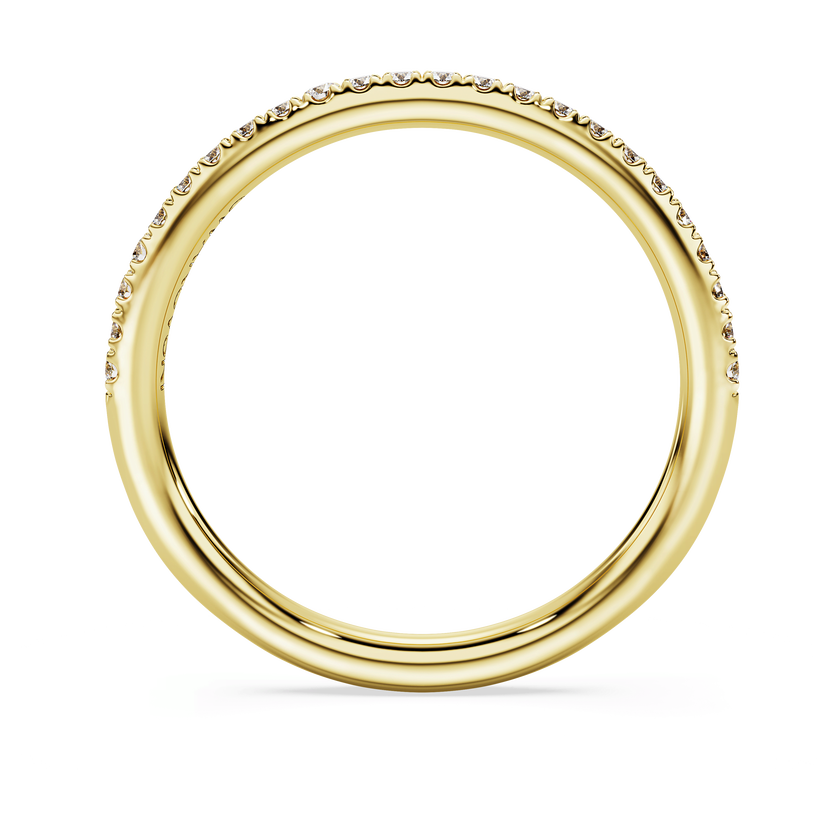 swarovski دبلة eternity، أحجار ألماس مُصنعة في المختبر بإجمالي 0 2 قيراط، ذهب أصفر عيار 18